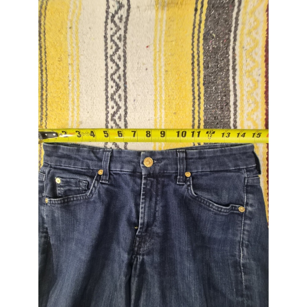 7 For All Mankind Kimmie Bootcut Jeans - Women's Size 28 - Dark Wash - Picture 5 of 11